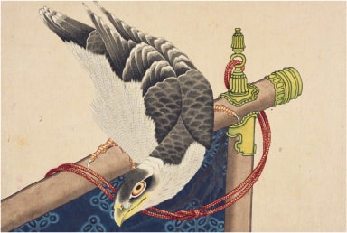 肉筆画帖(鷹) 永田コレクション