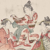 見立三弁天 津和野藩伝来摺物